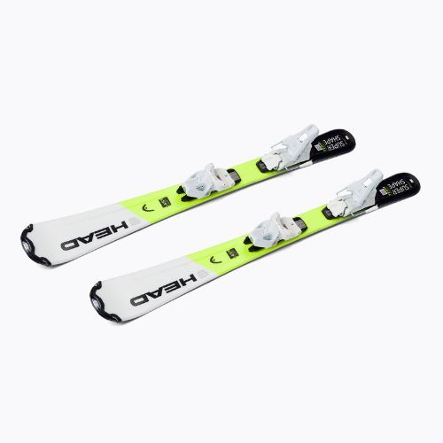 Narty zjazdowe dziecięce HEAD Supershape Team Easy Jrs + wiązania Jrs 4.5 black/yellow/white