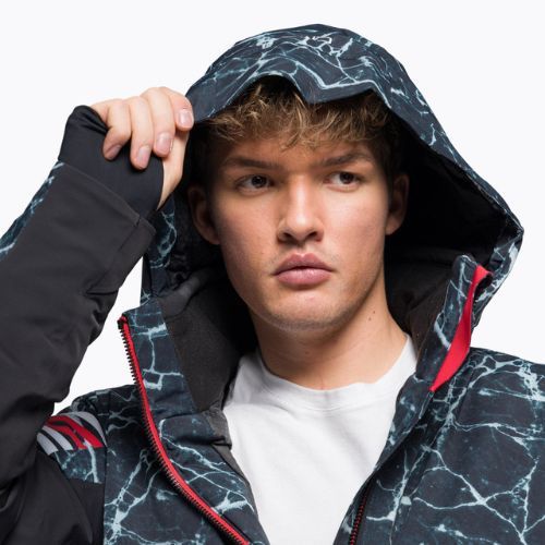 Kurtka narciarska męska CMP 31W0087 nero/ghiaccio/bianco