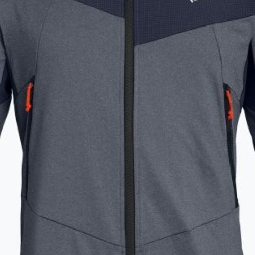 Bluza trekkingowa męska Salewa Agner Hybrid PL/DST FZ Hoody navy blazer melange