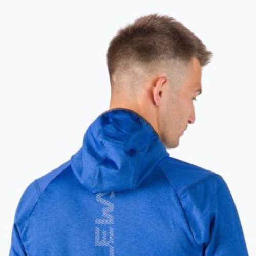Bluza trekkingowa męska Salewa Agner Hybrid PL/DST FZ Hoody electric melange