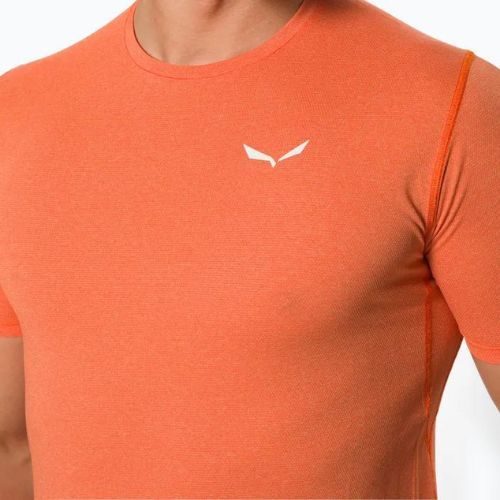 Koszulka trekkingowa męska Salewa Pedroc 3 Dry red orange melange