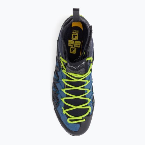 Buty podejściowe męskie Salewa Wildfire Edge Mid GTX poseidon/cactus