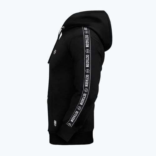 Bluza męska z kapturem Octagon Stripe black