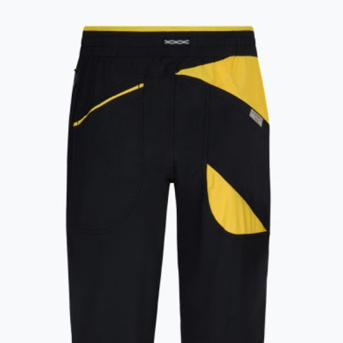Spodnie wspinaczkowe męskie La Sportiva Talus black/yellow