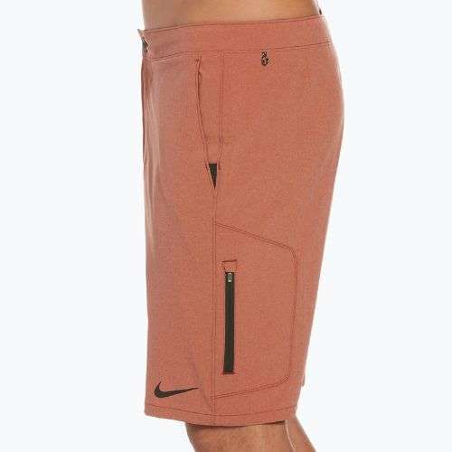 Szorty kąpielowe męskie Nike Flow 9" Hybrid rugged orange
