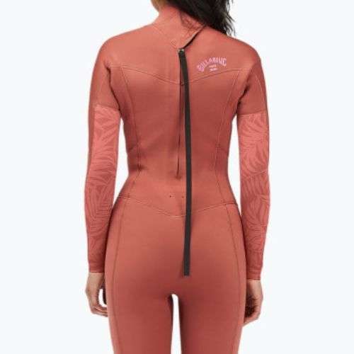 Pianka do pływania damska Billabong 4/3 mm Synergy Back Zip red