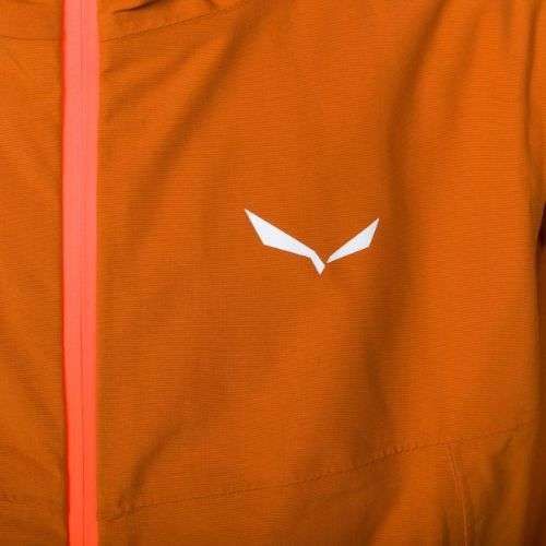 Kurtka narciarska dziecięca Salewa Sella PTX/TWR autumnal/fluo orange