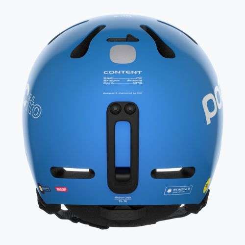 Kask narciarski dziecięcy POC Pocito Fornix MIPS Jr fluorescent blue