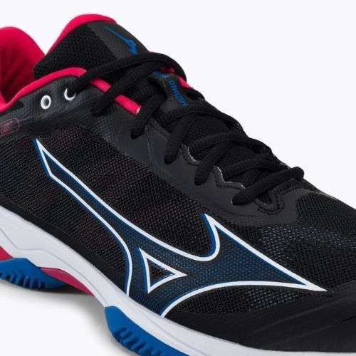 Buty do padla męskie Mizuno Wave Exceed Light CC Padel czarne 61GB222210