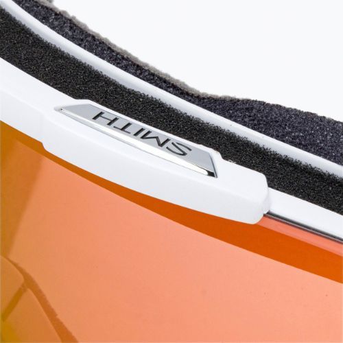 Gogle narciarskie Smith Squad white vapor/chromapop photochromic red mirror
