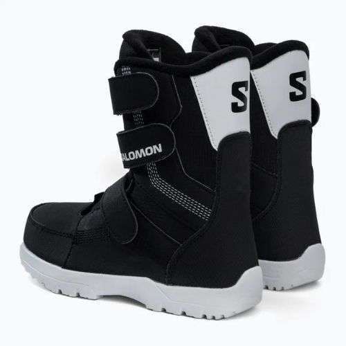 Buty snowboardowe dziecięce Salomon Whipstar Jr black/black/white