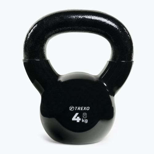 Kettlebell Żeliwny gumowany XTREXO VKB04 4 kg