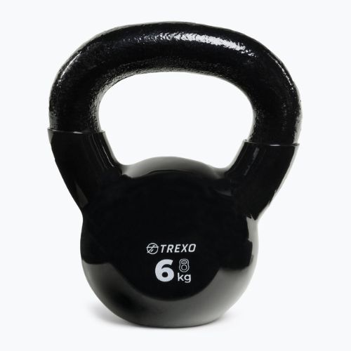 Kettlebell Żeliwny gumowany XTREXO VKB06 6 kg
