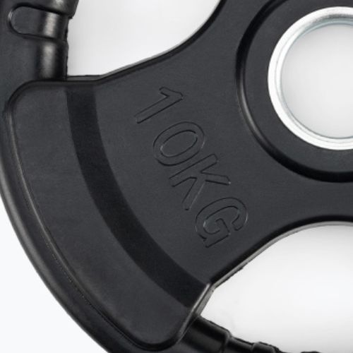 Obciążenie żeliwne ogumowane XTREXO RW10 10 kg czarne