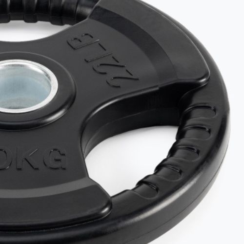 Obciążenie żeliwne ogumowane XTREXO RW10 10 kg czarne