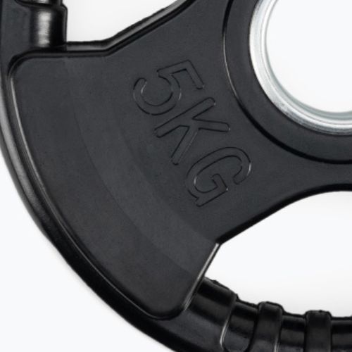 Obciążenie żeliwne ogumowane XTREXO RW5 5 kg czarne