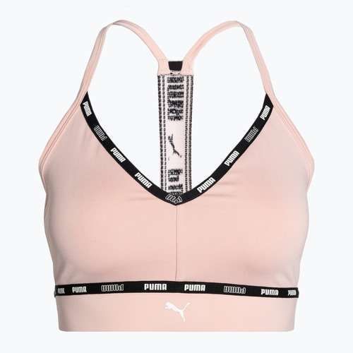 Biustonosz treningowy PUMA Low Impact Strong Strappy rose dust