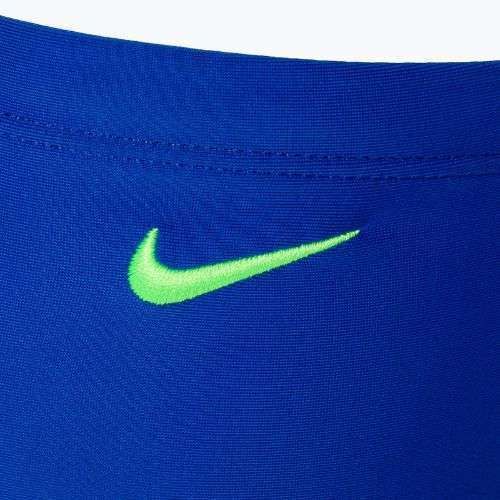 Bokserki kąpielowe dziecięce Nike Multi Logo Square Leg game royal