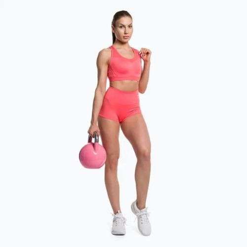 Biustonosz treningowy Gymshark Open Back Training Sports polka pink