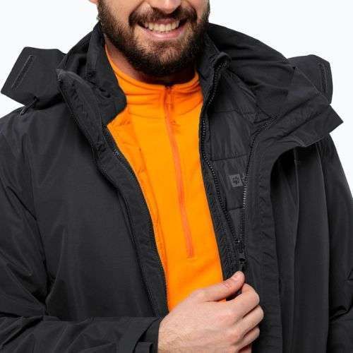 Bezrękawnik turystyczny męski Jack Wolfskin Lapawa Ins black