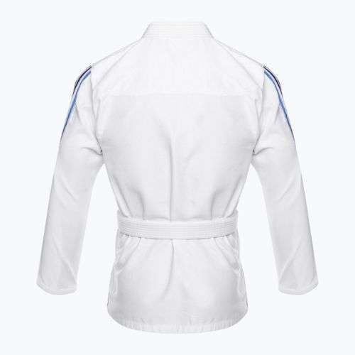 GI do brazylijskiego jiu-jitsu adidas Rookie white/gradient blue