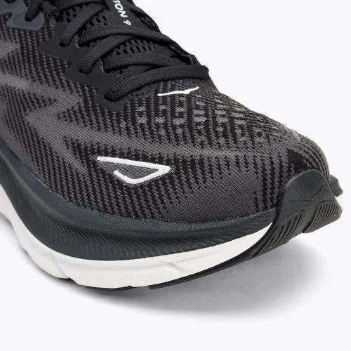 Buty do biegania damskie HOKA Clifton 9 black/white