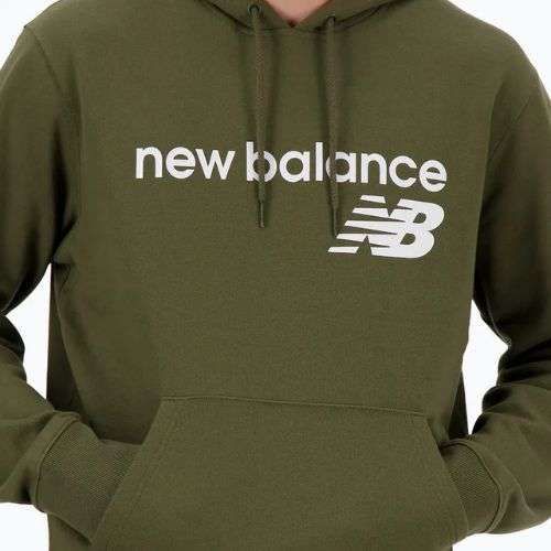 Bluza męska New Balance Core Fleece Hoodie dark moss