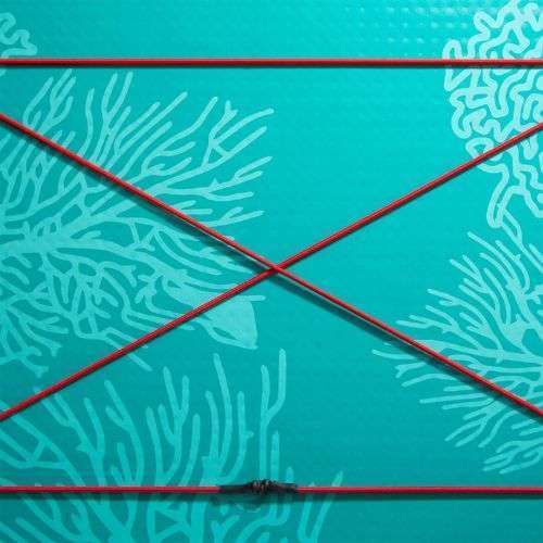 Zestaw deska SUP pompowana ABSTRACT Coral 10'6'' topaz