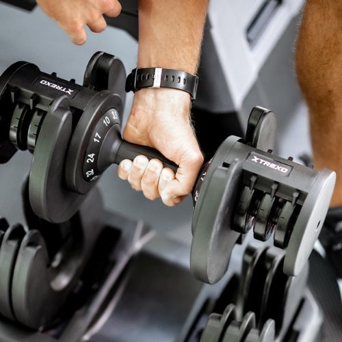 Hantel regulowany XTREXO Nowa generacja TXO-B4W005 32 kg czarny