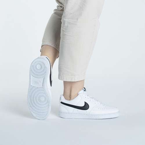 Buty damskie Nike Court Vision Low Next Nature white//white/black