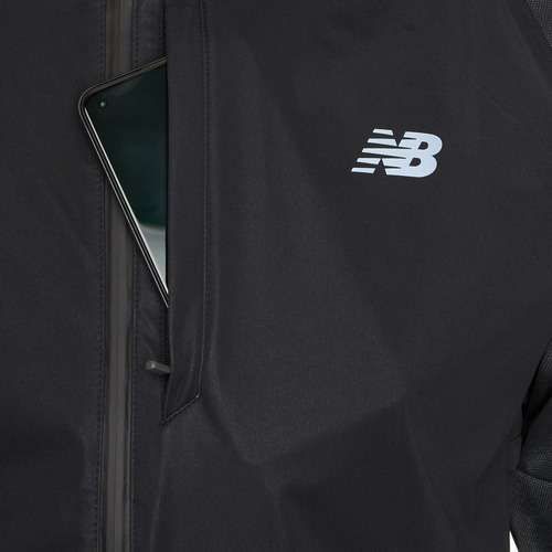 Kurtka do biegania męska New Balance Seasonal Premium Print black