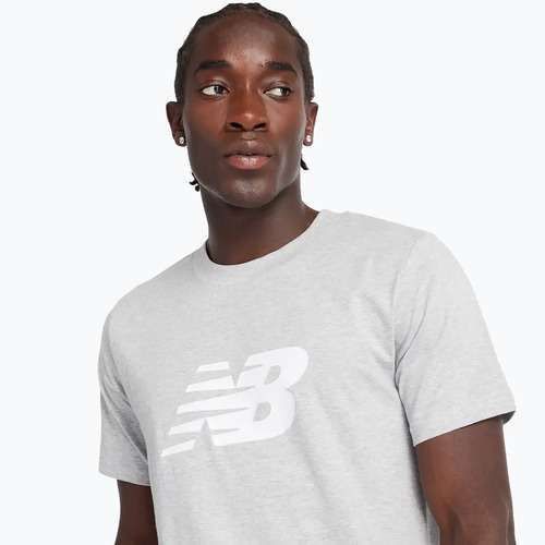 Koszulka męska New Balance Graphic V Flying athletic grey