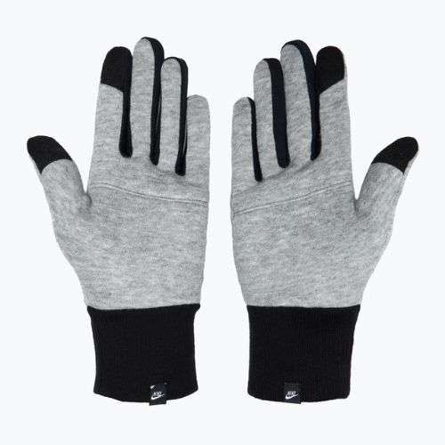 Rękawiczki do biegania damskie Nike Club Fleece grey heather/black/black