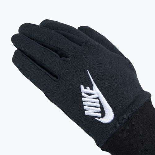 Rękawiczki do biegania damskie Nike Club Fleece black/white
