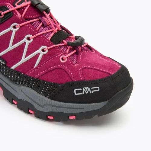 Buty trekkingowe dziecięce CMP Rigel Low Wp berry/pink fluo