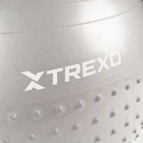 Piłka gimnastyczna masująca XTREXO TXO-B4Z022-GY 75 cm szary