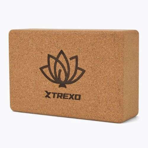 Kostka do jogi XTREXO korkowa TXO-B4Z077-NC naturalny