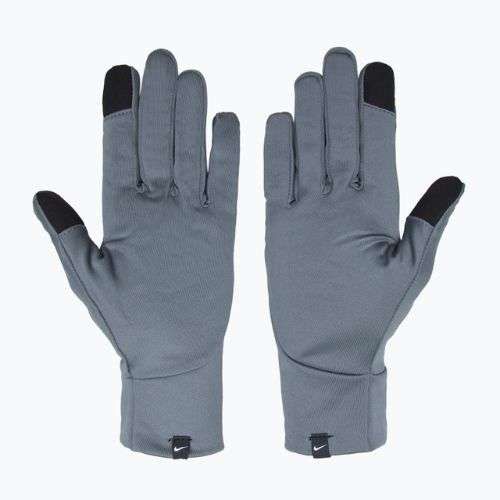 Rękawiczki do biegania męskie Nike Pacer Lightweight RG smoke grey/smoke grey/silver