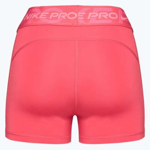Spodenki treningowe damskie Nike Pro Mid Rise 3" aster pink/pinksicle/hot punch/white