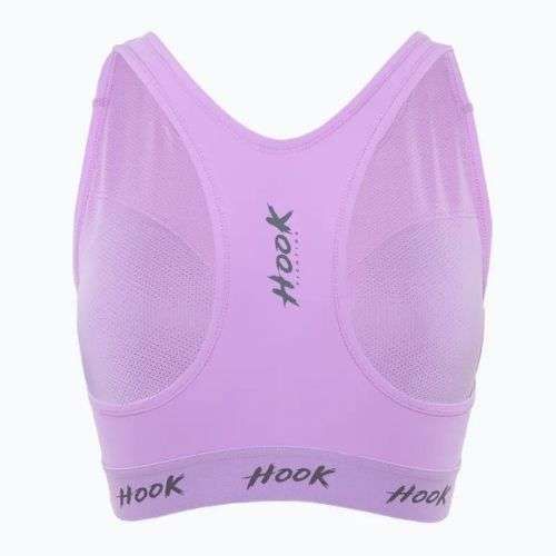 Stanik sportowy damski HOOK FIGHTING Base fioletowy
