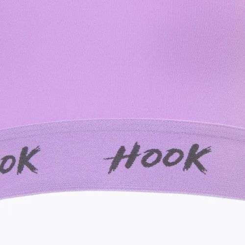 Stanik sportowy damski HOOK FIGHTING Base fioletowy