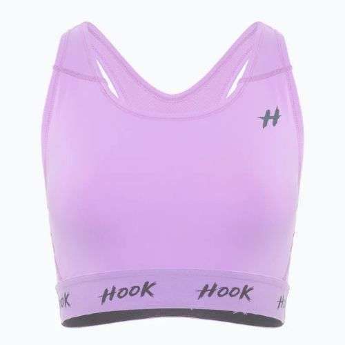Stanik sportowy damski HOOK FIGHTING Base fioletowy