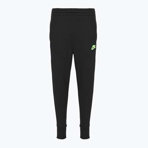 Spodnie dziecięce Nike Sportswear Club Fleece black/volt