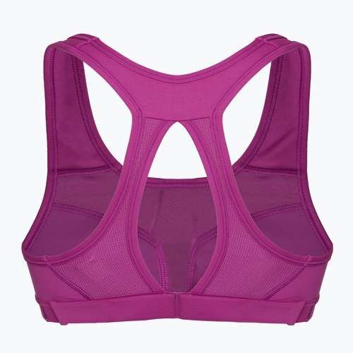Biustonosz treningowy Nike Swoosh High Support hot fuchsia/white