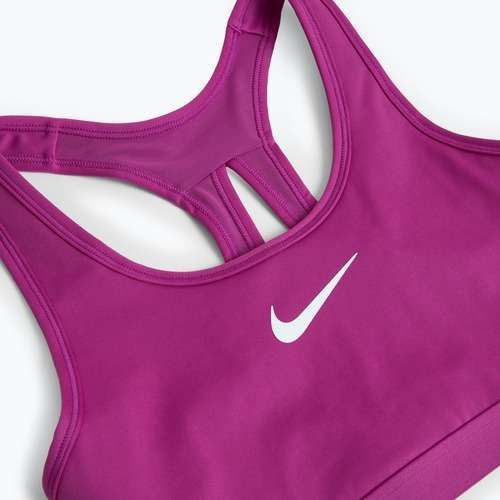 Biustonosz treningowy Nike Swoosh High Support hot fuchsia/white