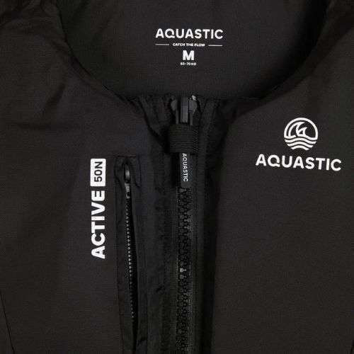 Kamizelka asekuracyjna AQUASTIC Active 50N czarny