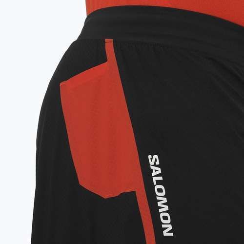 Spodenki do biegania męskie Salomon S/Lab Speed Spl 3" deep black/fiery red