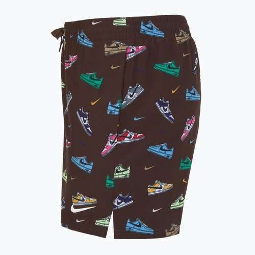 Szorty kąpielowe męskie Nike Multi Print 5" Volley baroque brown