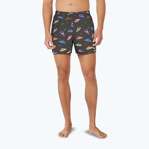 Szorty kąpielowe męskie Nike Multi Print 5" Volley baroque brown