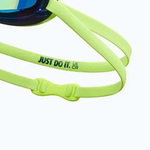 Okulary do pływania Nike Legacy Comfort Mirrored volt
